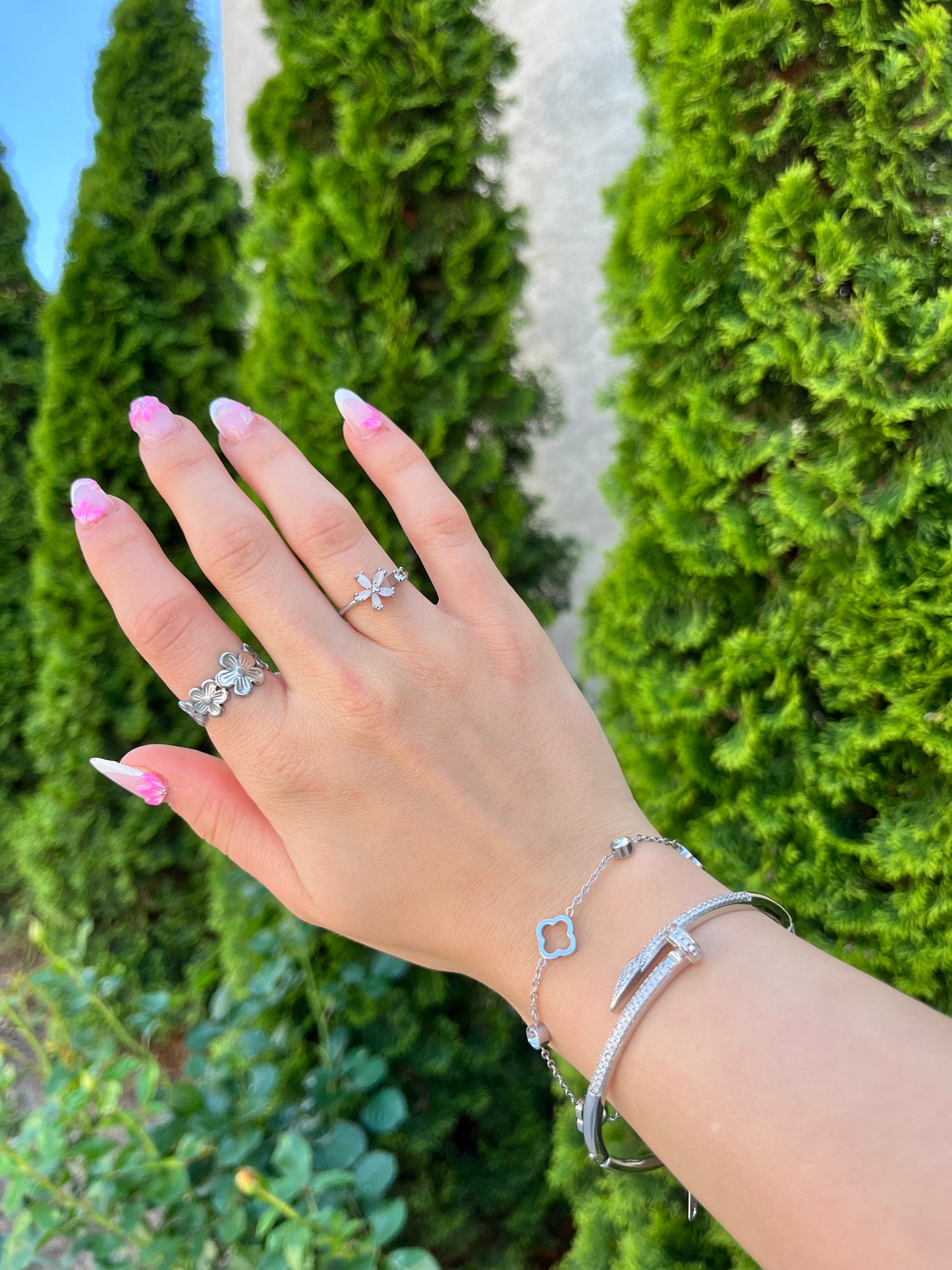 Bague Flora Argent