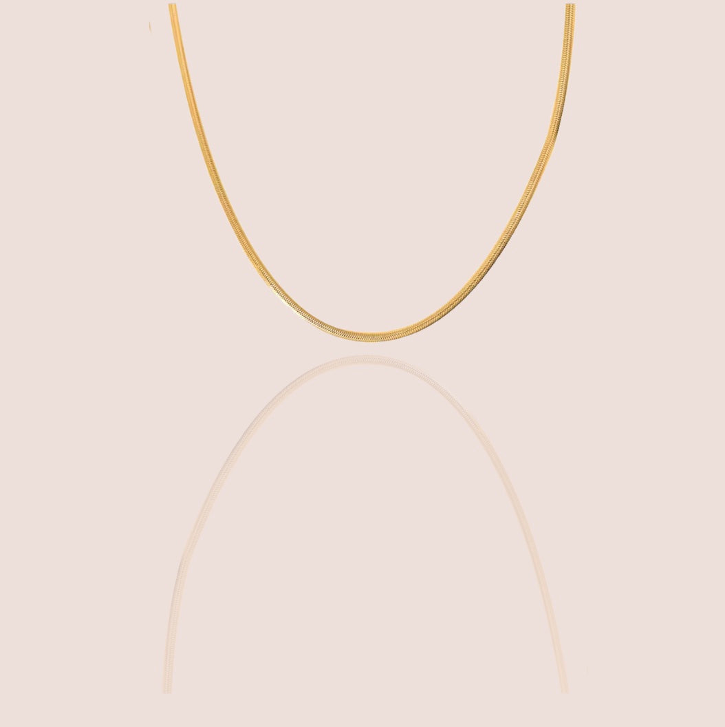 Collier Serpent Doré