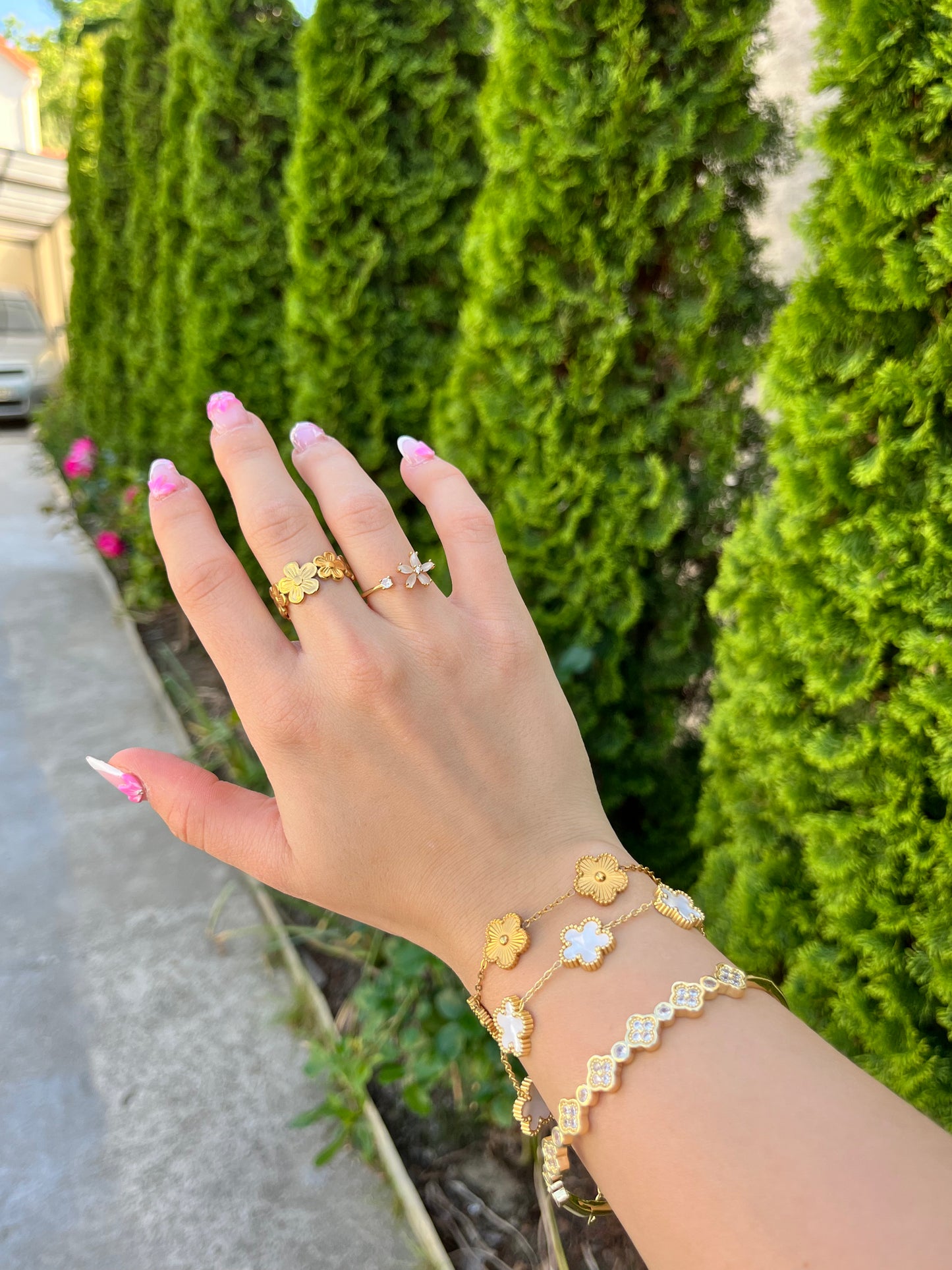 Bague Flora or