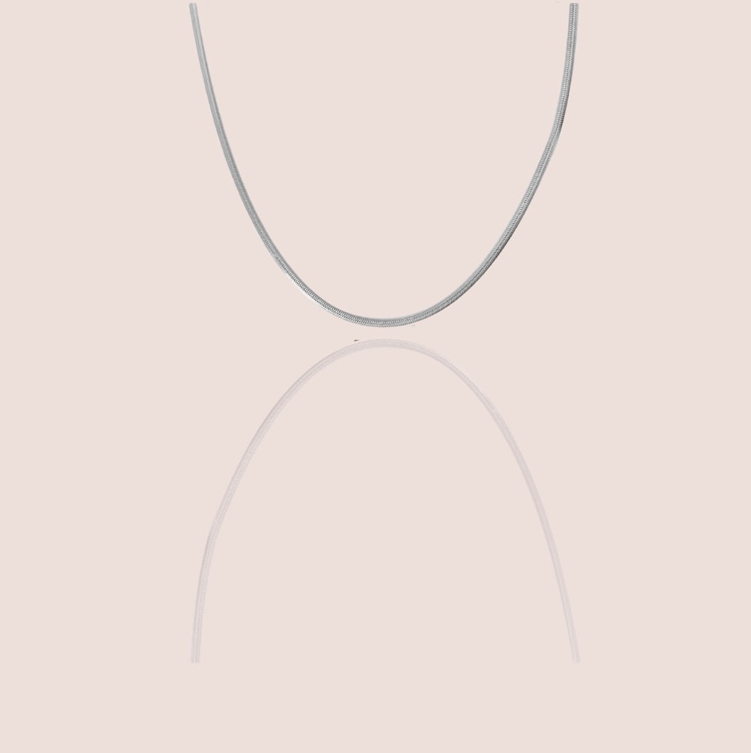 Collier Serpent Argenté