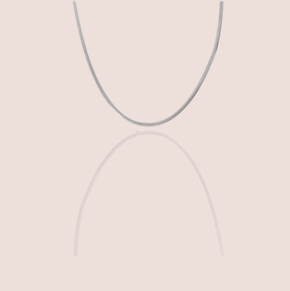 Collier Serpent Argenté