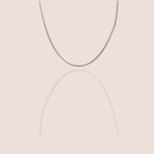 Collier Serpent Argenté