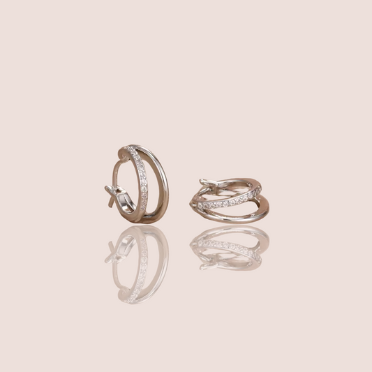 Boucles d’oreilles Cécile Argent