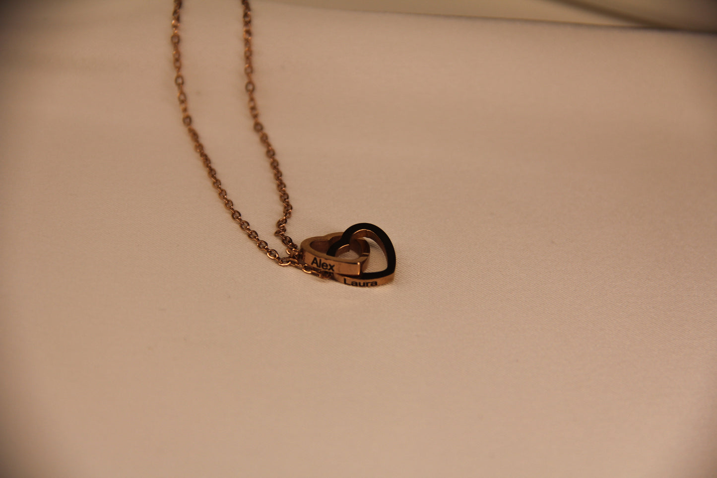 Mon Coffret Inédit - Collier double coeur en Or