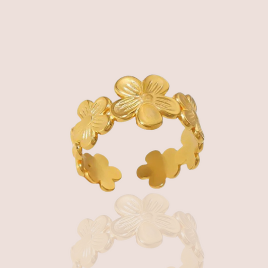 Bague Flora or