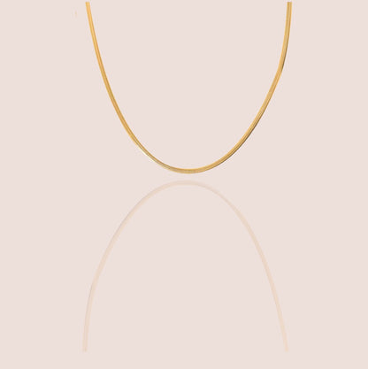 Collier Serpent Doré