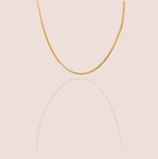 Collier Serpent Doré
