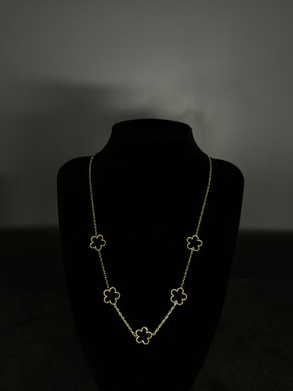 Collier Trèfle Nocturne